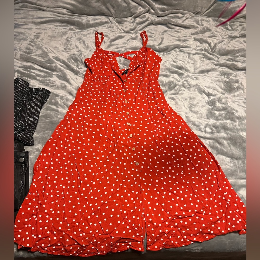 Retro Polka Dot Dress sz M